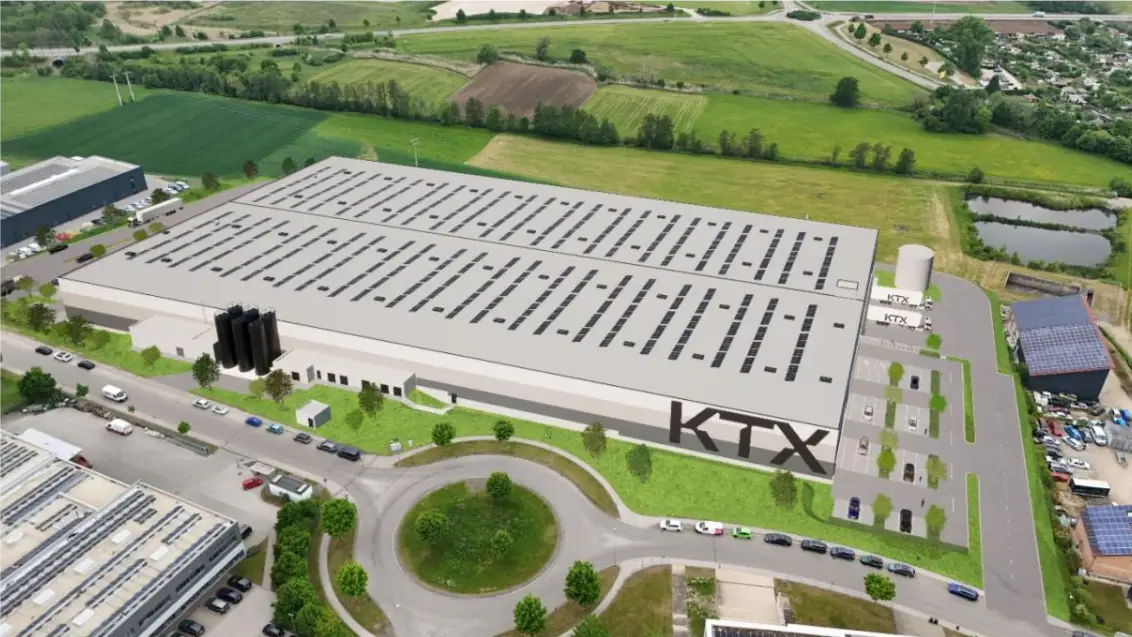 KTX Industriehalle in Weißenburg – terminkritisches Industrieprojekt für einen Produktionsbetrieb, fertiggestellt rund zwei Monate vor dem geplanten Termin